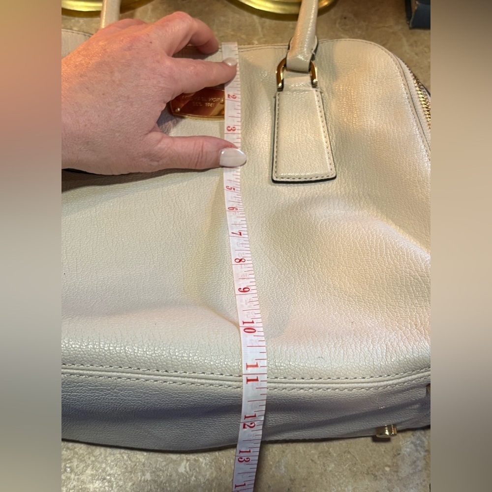 Michael Kors Women's Convertible Satchel, light cream - Picture 16 of 16